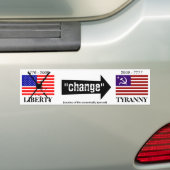 "wijziging" bumpersticker (Op auto)