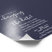 Wijziging datum huwelijk uitstel foto uitnodiging foto afdruk (Hoek)