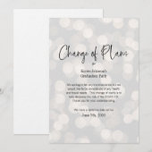 Wijziging datum Zakelijke of persoonlijke gebeurte Kaart (Voorkant / Achterkant)