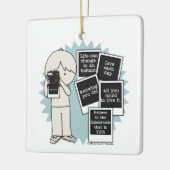 Wijziging in een ogenblikkelijk keramisch ornament (Links)