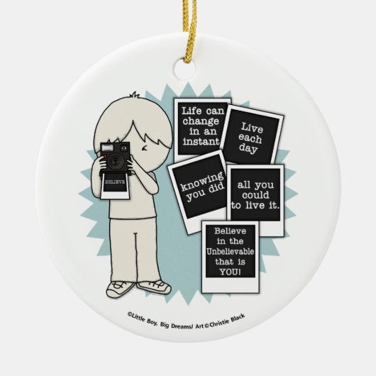 Wijziging in een ogenblikkelijk keramisch ornament (Voorkant)