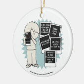 Wijziging in een ogenblikkelijk keramisch ornament (Links)