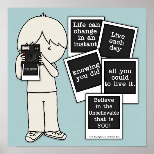 Wijziging in een ogenblikkelijk poster (Voorkant)