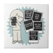 Wijziging in een ogenblikkelijk tegeltje (Voorkant)