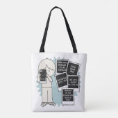Wijziging in een ogenblikkelijk tote bag (Achterkant)