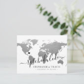 Wijziging in plannen Nieuwe datum bestemming bruil Aankondigingskaart (Staand voorkant)