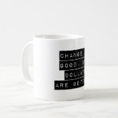 Wijziging is goed koffiemok (Voorkant links)