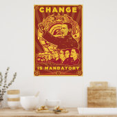 Wijziging is verplicht Poster (Keuken)