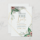 Wijziging Mededeling Uitstel Datum Aankondiging (Voorkant / Achterkant)