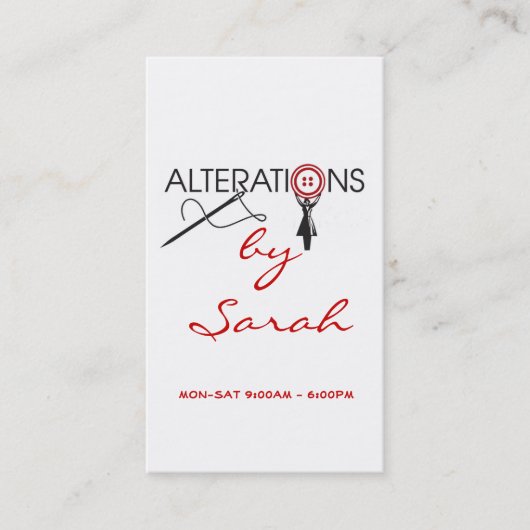 Wijziging, Mode, Visitekaartje (Voorkant)