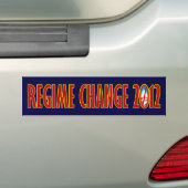 Wijziging regeling 2012 bumpersticker (Op auto)