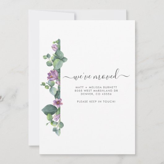 Wijziging van Aankondiging adreswijziging Eucalypt (Voorkant)