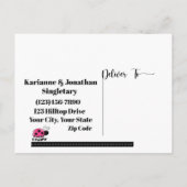 Wijziging van adres 2-Briefkaart Briefkaart (Achterkant)