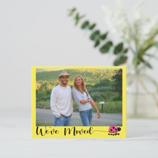 Wijziging van adres 2-Briefkaart Briefkaart (Staand voorkant)