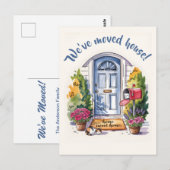 Wijziging van adres briefkaart (Voorkant / Achterkant)