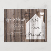 Wijziging van adres briefkaart we hebben verhuisd (Voorkant)