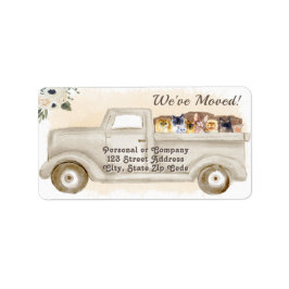 Wijziging van adres, Katten, het Etiket van het Ad