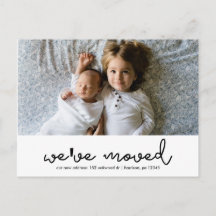 Wijziging van adres Moderne foto