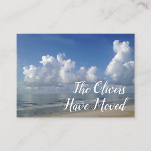 Wijziging van adres naar Basis Home Photo Card Visitekaartje