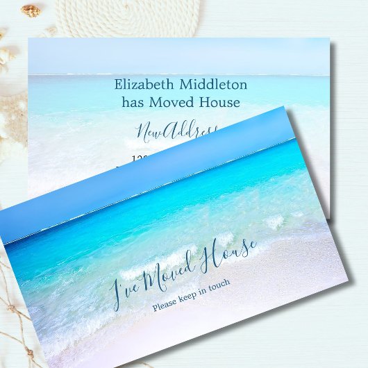 Wijziging van Adres Single Moving Home Visitekaartje