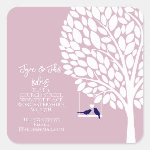 Wijziging van adres Stickers stamboom