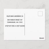 Wijziging van adres We hebben de Koe bepleit Briefkaart (Achterkant)