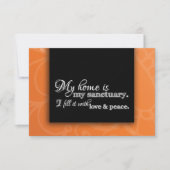 Wijziging van adres We verhuisden het huis met war Aankondiging (Voorkant)