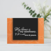 Wijziging van adres We verhuisden het huis met war Aankondiging (Staand voorkant)