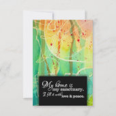 Wijziging van adres We verhuisden het huis met war Aankondiging (Voorkant)