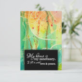 Wijziging van adres We verhuisden het huis met war Aankondiging (Staand voorkant)