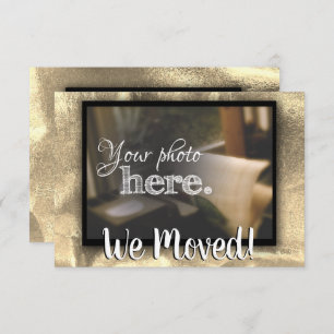 Wijziging van adres We verhuisden het huis met war Aankondiging