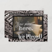 Wijziging van adres We verhuisden het huis met war Aankondiging (Voorkant / Achterkant)