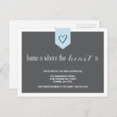 Wijziging van adresaankondiging aankondigingskaart (Voorkant / Achterkant)