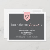 Wijziging van adresaankondiging aankondigingskaart (Voorkant / Achterkant)