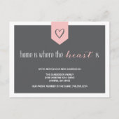 Wijziging van adresaankondiging aankondigingskaart (Voorkant)