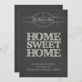 Wijziging van adresaankondiging kaart (Voorkant / Achterkant)