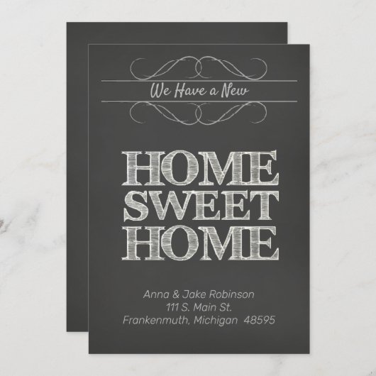 Wijziging van adresaankondiging kaart (Voorkant / Achterkant)