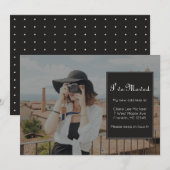 Wijziging van adresfoto en Stippen Aankondiging (Voorkant / Achterkant)