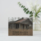 Wijziging van adreskaart: nieuwe poort aankondigingskaart (Staand voorkant)