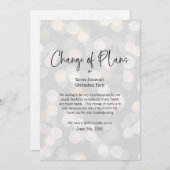 Wijziging van Datum Business of Personal Event COV Kaart (Voorkant / Achterkant)