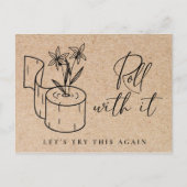 Wijziging van datum Gebeurtenis uitgestelde annule Briefkaart (Voorkant)