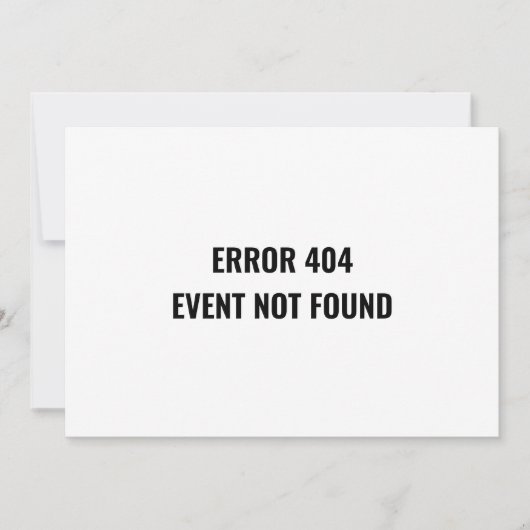 Wijziging van Datum Uitgestelde Funny Canceled Eve Kaart (Voorkant)