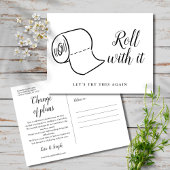 Wijziging van Datum Uitgestelde geannuleerde gebeu Briefkaart