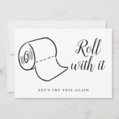 Wijziging van Datum Uitgestelde geannuleerde gebeu Save The Date (Voorkant)