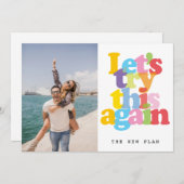 Wijziging van Datum Uitgestelde Geannuleerde Gebeu Save The Date (Voorkant / Achterkant)