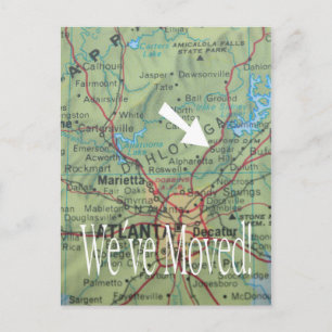 Wijziging van de adreskaart aankondigingskaart