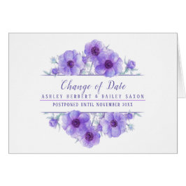 Wijziging van de datum waarop een paarse bruiloft