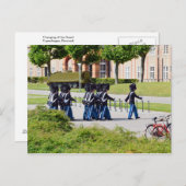 Wijziging van de Garde, Kopenhagen, Denemarken Briefkaart (Voorkant / Achterkant)