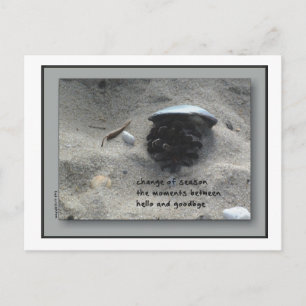 Wijziging van de seizoenen briefkaart