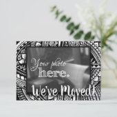 Wijziging van het adres dat we hebben verplaatst, aankondiging (Staand voorkant)